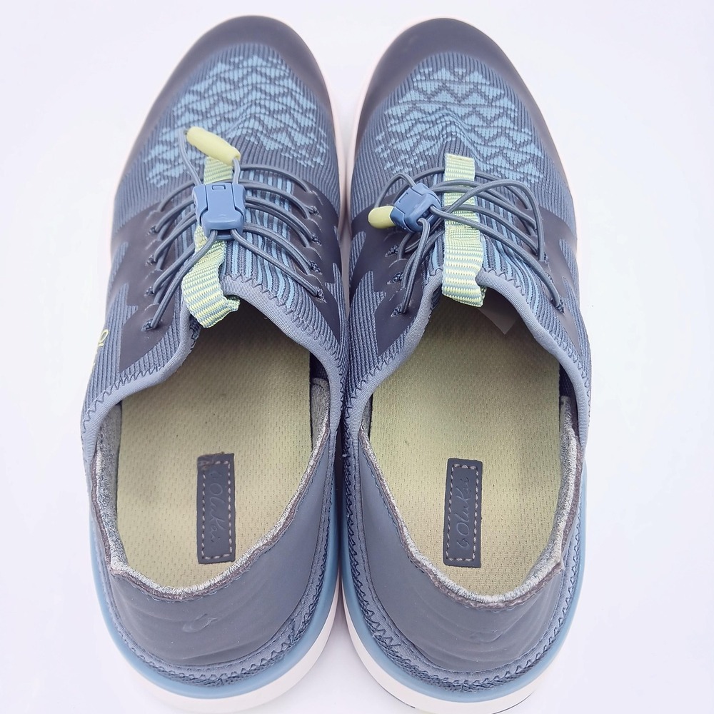 OluKai Miki Trainer Shoes Womens Size 9 Wide EU‎ 39 Blue Navy Teal Running Mesh - Picture 5 of 7